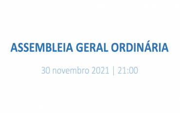 Convocatória para a Assembleia Geral Ordinária | 30/11/2021